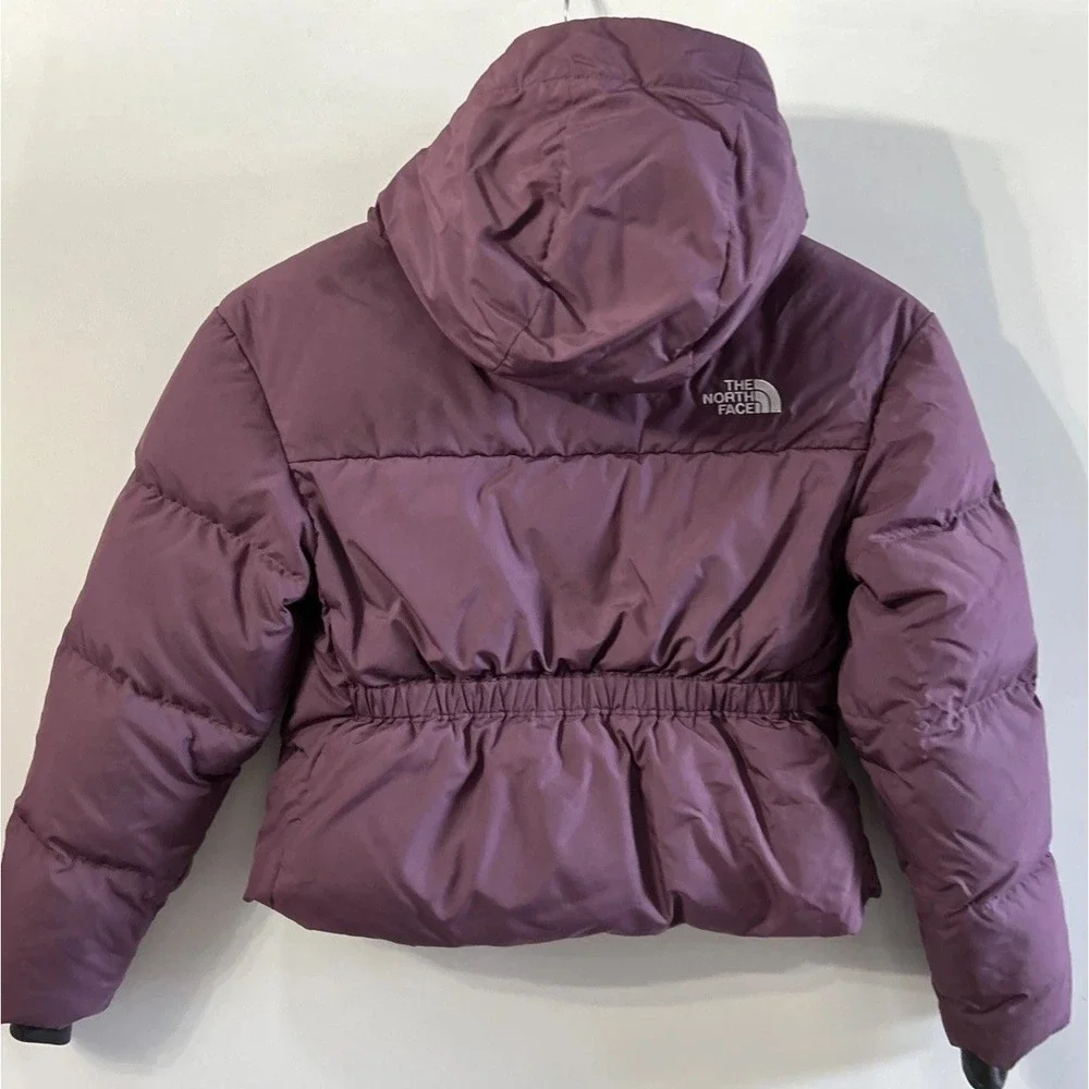 Girls The North Face 550 DOWN Puffer Coat Sz Small 7/8